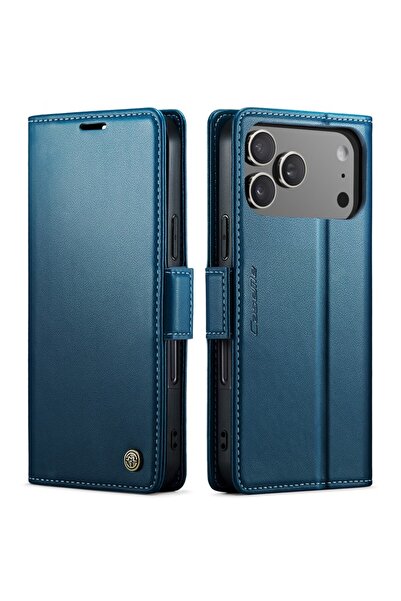 Caseme 023 Luminus Θήκη Πορτοφόλι Blue (Apple iPhone 17 Pro Max)