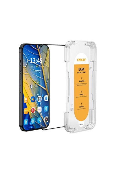 ENKAY Xiaomi 14 5G Easy Install Tempered Glass με Οδηγό Τοποθέτησης Transparent