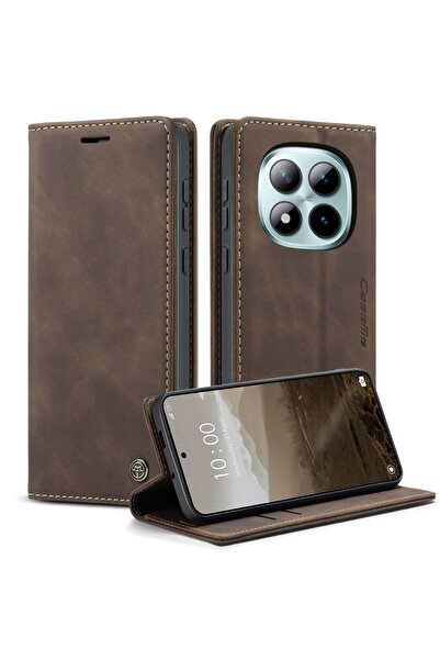Caseme 013 Retro Θήκη Βιβλίο Coffee (Xiaomi Redmi Note 15 Pro Plus 5G/Poco M8...