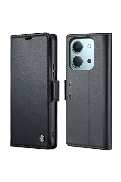 Caseme 023 Luminus Θήκη Πορτοφόλι Black (Xiaomi Redmi 15C 4G-5G / Poco C85 4G)