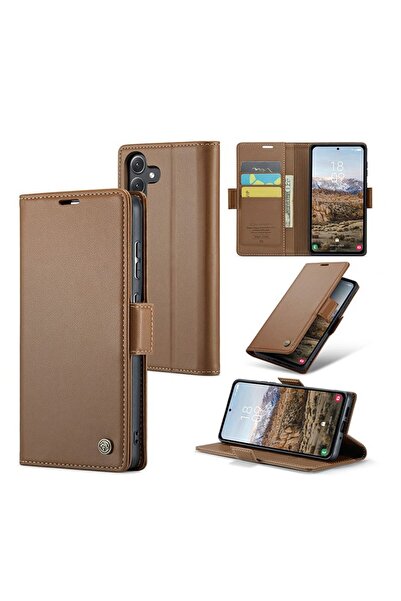 Caseme 023 Luminus Θήκη Πορτοφόλι Brown (Samsung Galaxy A15 4G / 5G)