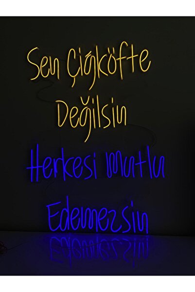 Neonnew Çiğ Köfte İşletmecilerine Özel Tasarım Neon Tabela 100 x 75