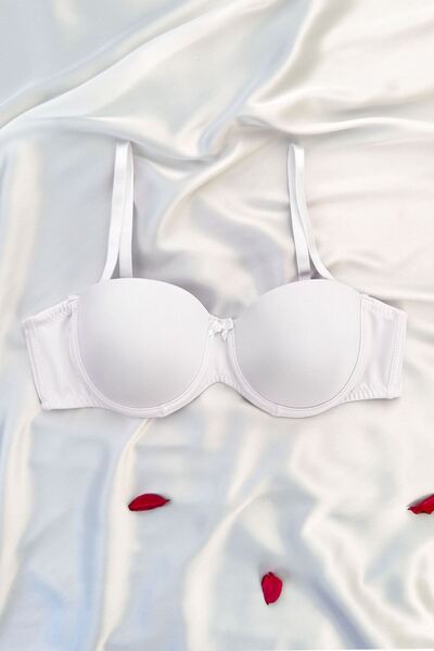 DNR İç Giyim Unassisted Strapless Bra White