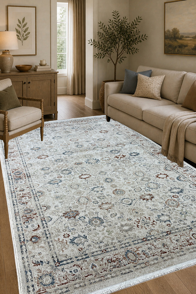 ünalcarpet 4 Metrekare -6 Metrekare Kalın Modern Dokuma Salon Oturma Odası Mu...