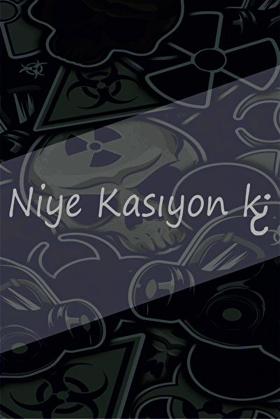 sticker Niye Kasıyon Ki ? 20x5Cm Jdm Araba-motor-laptop Hologram Seçenekli Et...