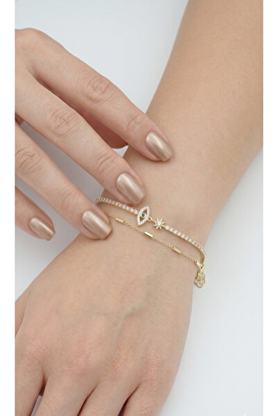 İris Jewelrys Çelik Sierra Gold Bileklik