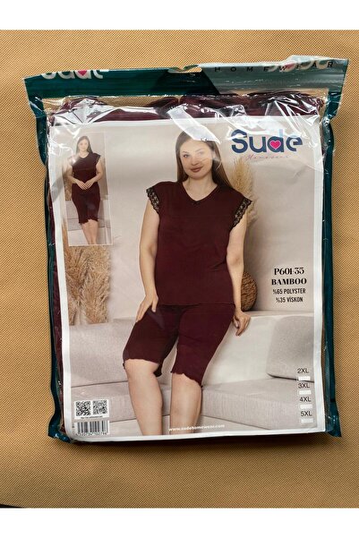 Sude Büyük Beden Alt-Üst Pijama Takımı