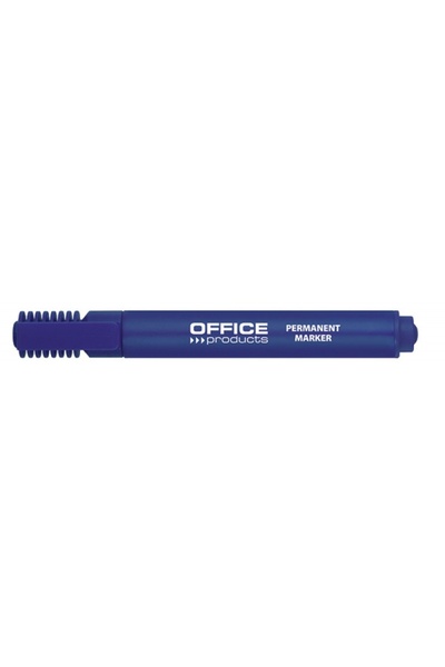 OFFICE products Перманентен маркер, скосен връх 1-5 мм, пластмасов корпус, - син