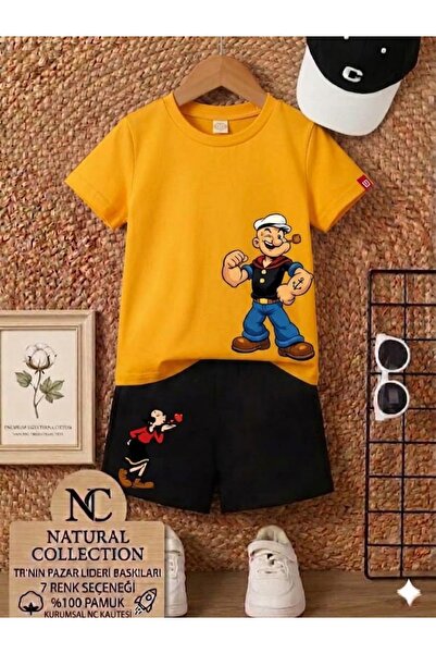 Nice Clothes Tricou și pantaloni scurți de vară pentru copii, unisex (imprime...