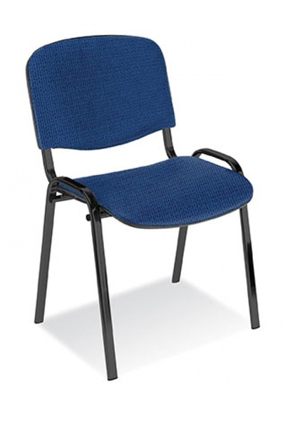OFFICE products Καρέκλα συνεδρίων, υφασμάτινη, Kos Premium - μαύρο/μπλε