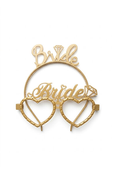 BRIDEIST WEDDING CO Bride Mika Glasses & Crown Set | Bachelorette Concept Eco...