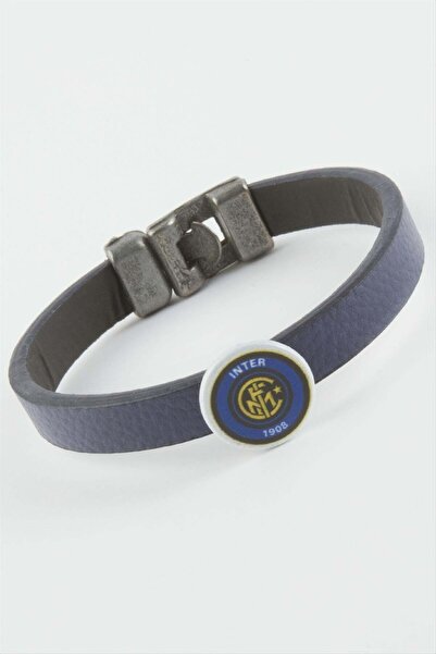 Generic Brand Navy Blue Colored Faux Leather Bracelet