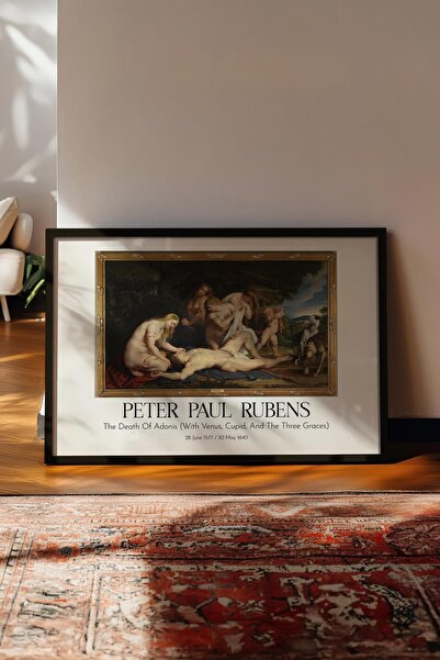 Postifull Peter Paul Rubens, Tablou în ramă neagră, Seria de artă NR:112347