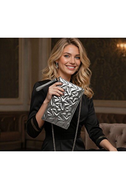 PaminBags Aksesuar Mini portfolio torba sa reljefnom zvezdom i vezom PMN001