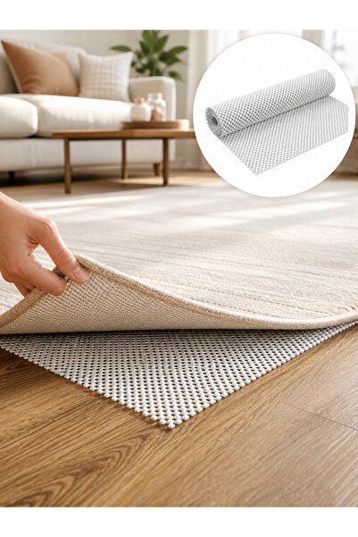 BEYLİNİ Halı Kaydırmazı 45x125 CM Yıkanabilir Halı Altı Kaydırmaz Halı Sabitl...