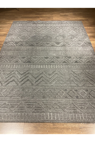 WOOLKNOT HALI MOHER MHR005 170X240 GRİ HALI
