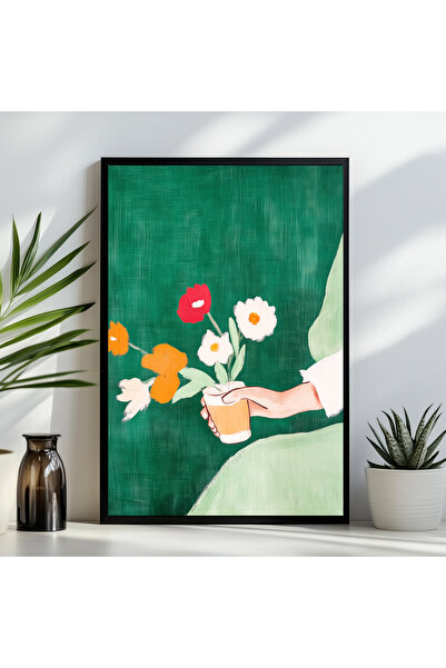 LudenHome Mutfak Tasarımlı Çerçeve Görünümlü Mdf Tablo 20 x 30 CM