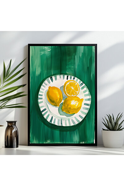 LudenHome Mutfak Tasarımlı Çerçeve Görünümlü Mdf Tablo 20 x 30 CM
