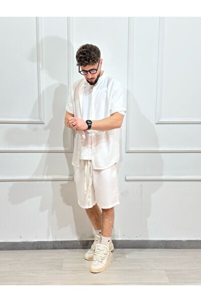 Urban Collection Σετ με τουνίκ και παντελόνι, λευκό Urbancollection