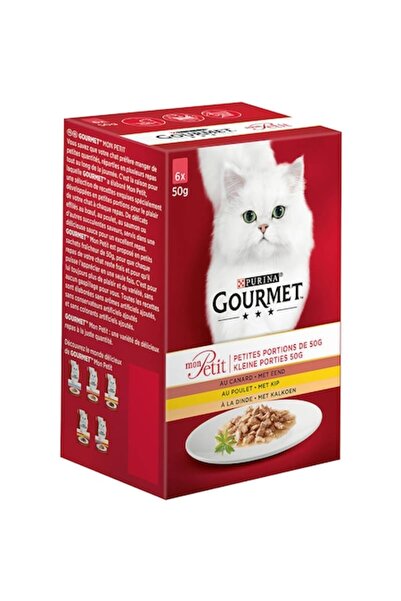 PURINA DOG&CAT CHOW Hrană umedă pentru pisici Gourmet Mon Petit, Pui, Rață, C...