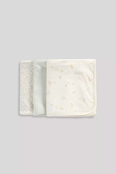 MOTHERCARE 3 Pack Jersey Blankets