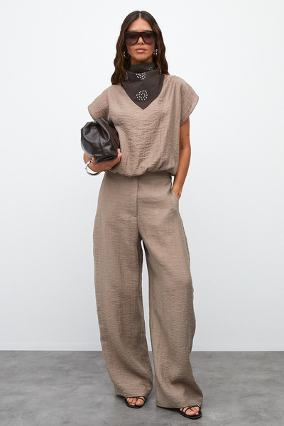 urban focus Kayık Yaka Oversize Bluz