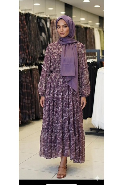 Elikra Aky 252 Chiffon Dress
