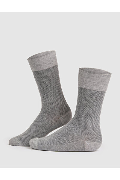 Pierre Cardin Light Gray Melange Socks 50324087-Vr091