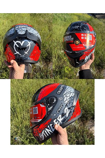 OKYANUSMOTO STINGER 2 PARLAK XTREET C07 KIRMIZI
