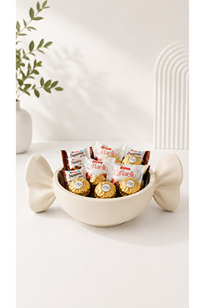 Chift Craft Dekoratif Bayram Şekerliği-Sunumluk Şeker Kasesi-Candy Bowl