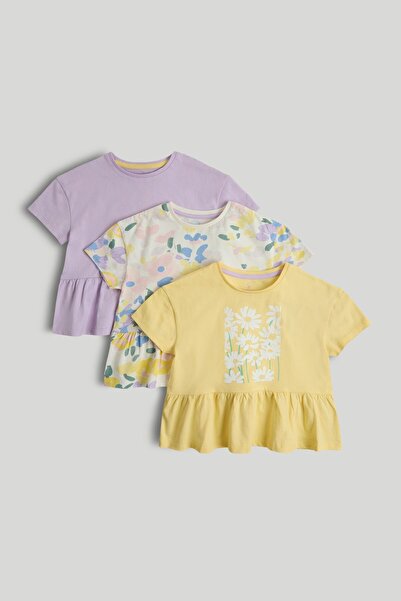 MOTHERCARE 3 قطع من تي شيرتات بيبلوم
