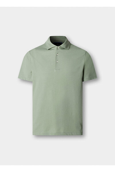 Hackett London Green Pure Cotton Men Premium Polo T-Shirt