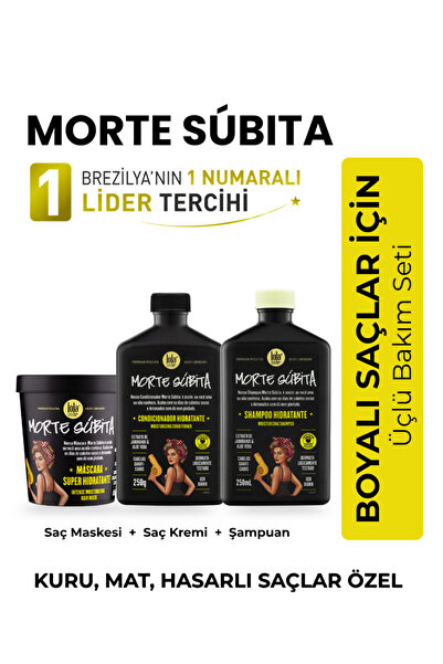 Lola From Rio Morte Sübita Saç Bakım Seti Kuru Boyalı Mat ve Hasar Görmüş Saç...