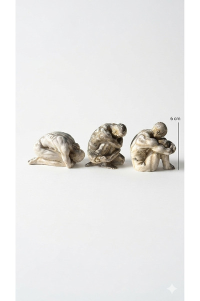 imosas Minimalist İnsan Figürü Biblo – Modern Dekoratif Heykel 6 cm