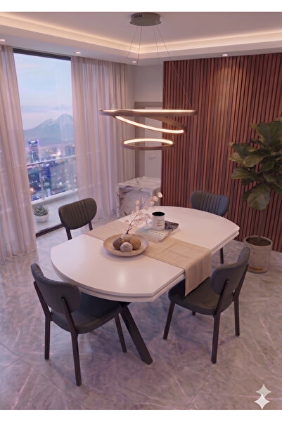 Avenza living Nova Serisi Modern Yemek Masası Takımı - 4 Kişilik Salon & Mutf...