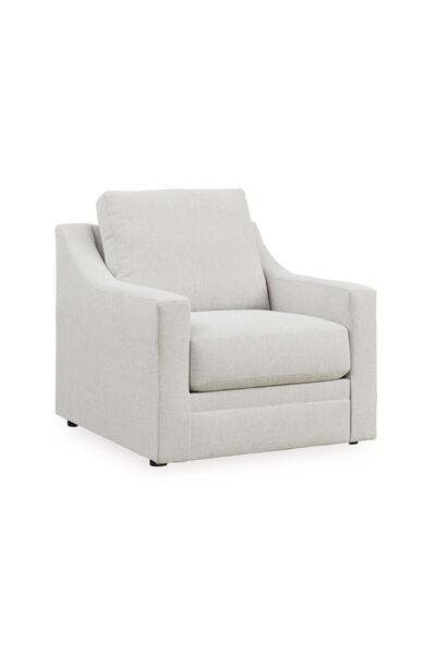 Ashley Industry Furniture كرسي شينيل رمادي