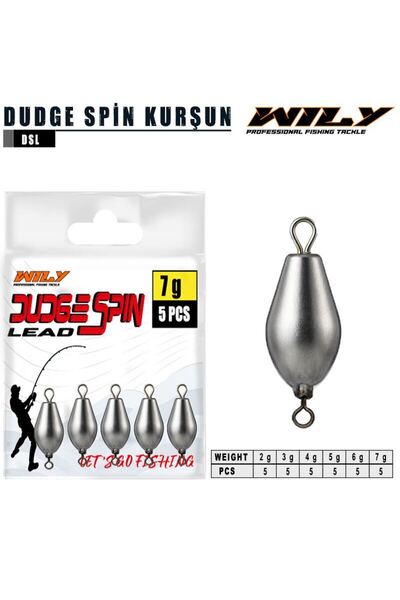Wily Dudge Spin Kurşun
