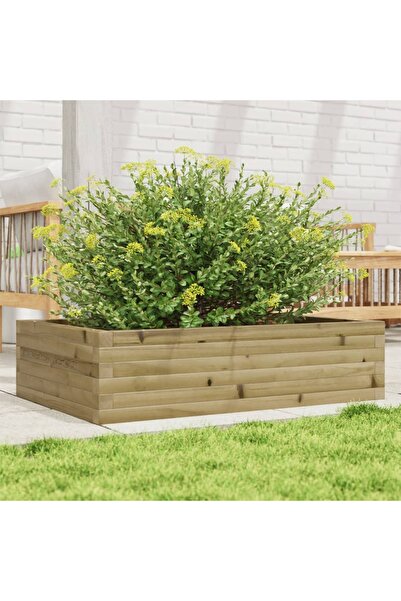 vidaxl Jardiniera de gradina, 90x60x23 cm, lemn de pin impregnat