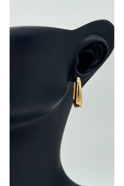 TAKIŞINA Luxury Oval Küpe - Gold