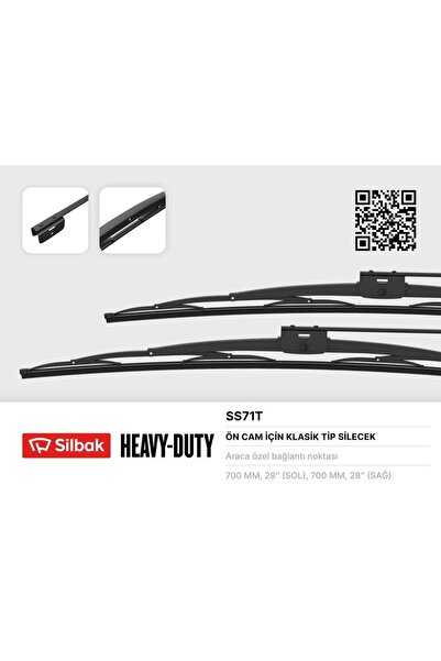 Silbak DEPOMIX SİLECEK SÜPÜRGESİ 700MM ISUZU LUX-ROYBUS-CLASSIC-IVECO M50/KAR...