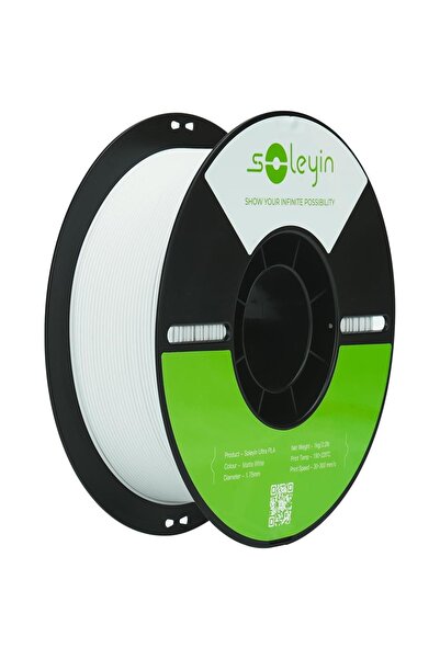 Creality Soleyin Ultra Pla Mat Beyaz Filament 1.75mm 1kg