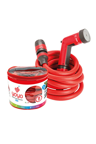 Fitt Yoyo Go Uzayan Bahçe Sulama Hortumu Tabancalı 15 Metre