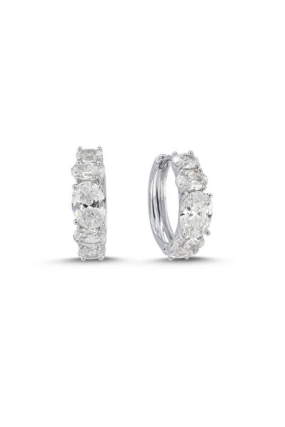 Merano Design Una Rhodium Küpe