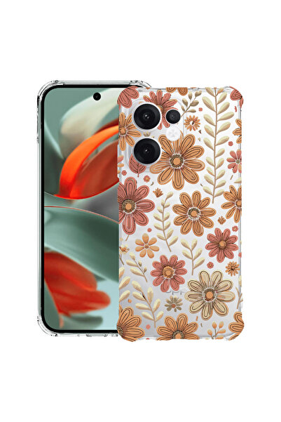 bestcase Αντικραδασμική Θήκη για OPPO Reno13, Φλοράλ Φθινοπωρινό Σχέδιο, 2051...