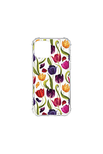 bestcase Αντικραδασμική Θήκη για Apple iPhone 11, Φλοράλ - Σχέδιο Τουλίπας, 7...