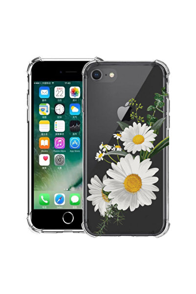 bestcase Противоударен калъф за Apple iPhone SE 3 / SE 2 / 8 / 7, Флорален - ...