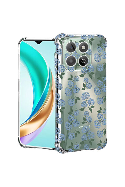 bestcase Противоударен калъф за Honor 400 Smart / X7d, Флорален - Десен с хор...