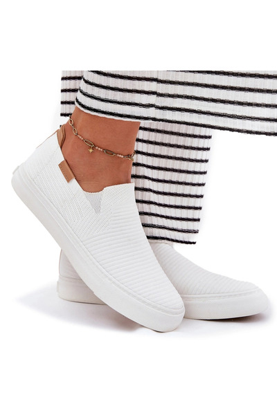 Big Star Shoes Adidași slip-on de damă Big Star RR274717 Alb 38