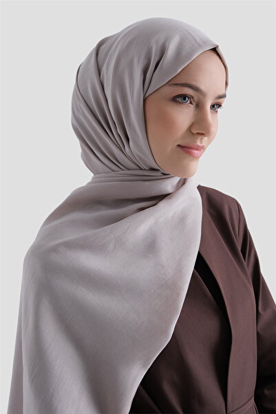 Armine شال ليوسيل مزين بالحواف 08 داكن مينك