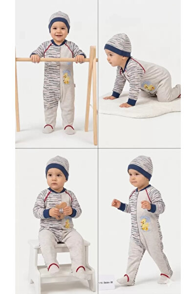 DMR Elegance 3/12 Months Cute Duck Embroidered Baby Romper